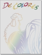 De Colores Rooster Notepad